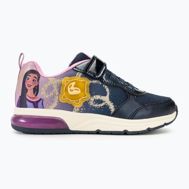 Buty juniorskie Geox Spaceclub navy/lavender 2