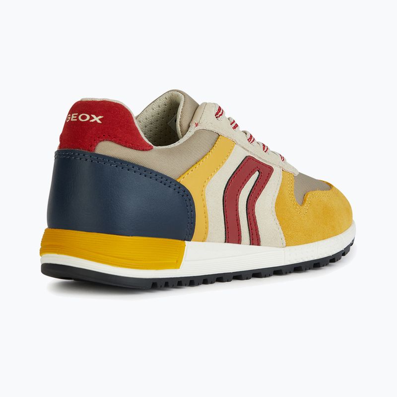 Buty juniorskie Geox Alben beige/yellow 11