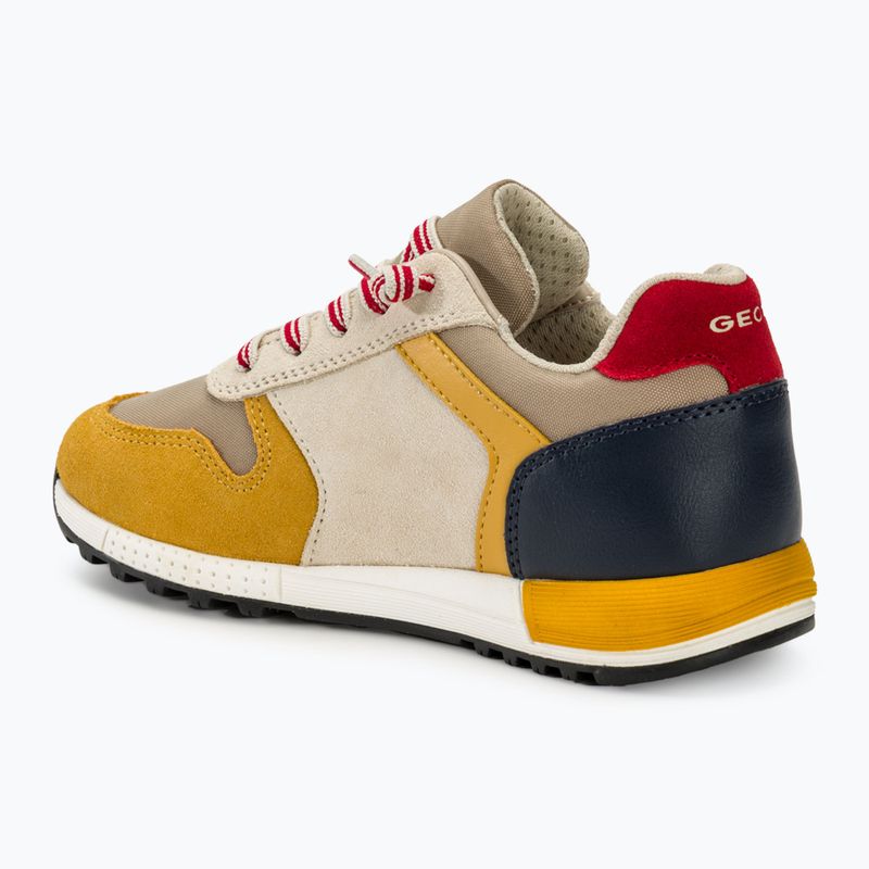 Buty juniorskie Geox Alben beige/yellow 3
