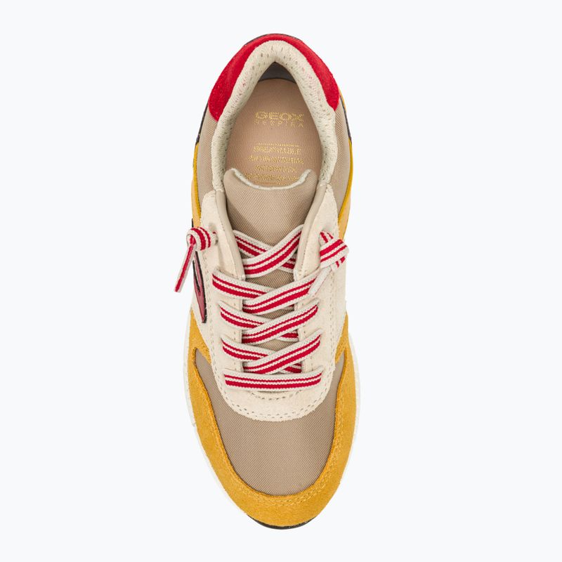 Buty juniorskie Geox Alben beige/yellow 5