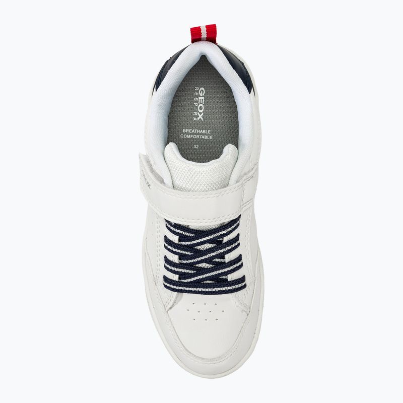 Buty juniorskie Geox Washiba white/ocean blue 5