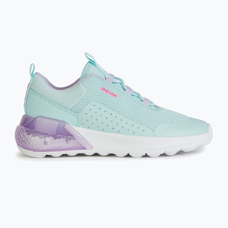 Buty juniorskie Geox Activart Illuminus watersea/lilacc 10