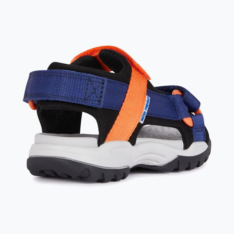 Sandały juniorskie Geox Borealis ocean blue/orange 11