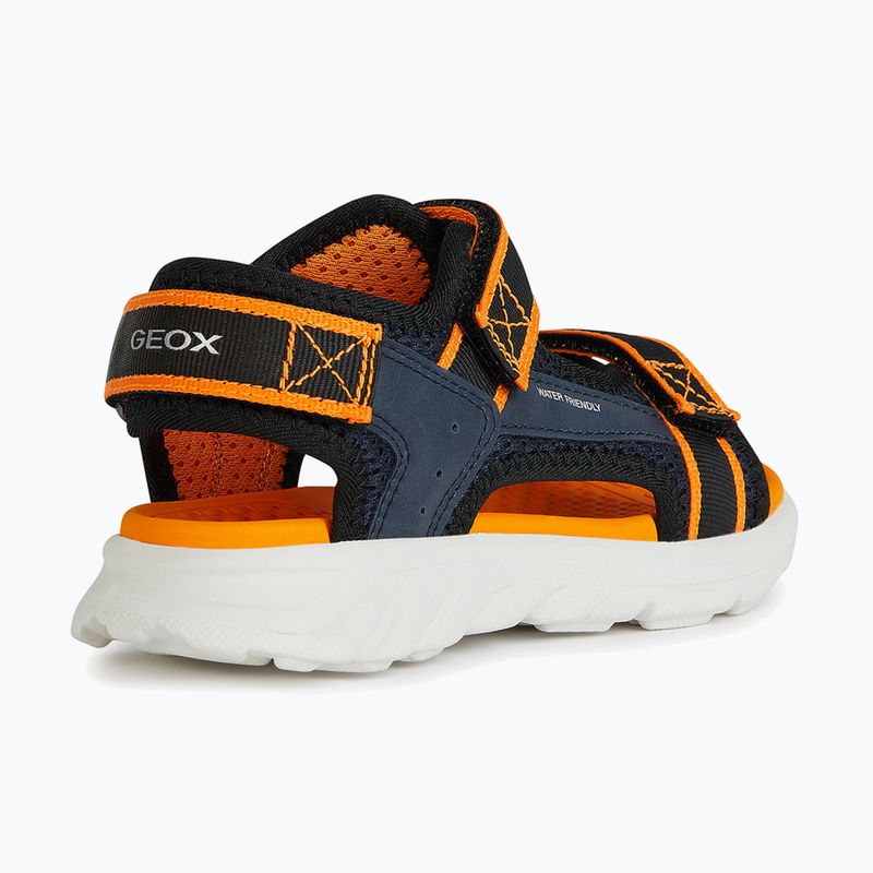 Sandały juniorskie Geox Airadyum ocean blue/orange 8