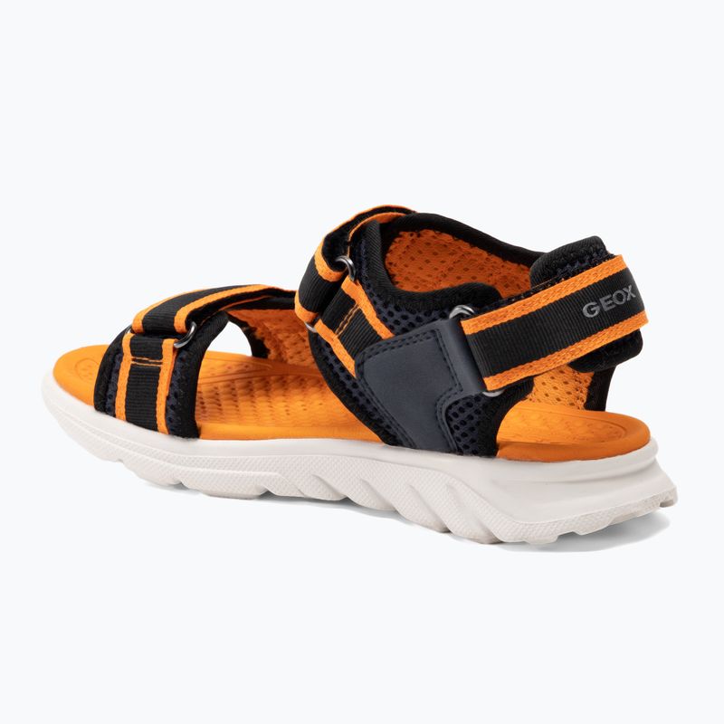 Sandały juniorskie Geox Airadyum ocean blue/orange 3