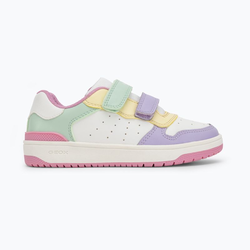 Buty juniorskie Geox Washiba white/multicolor 2