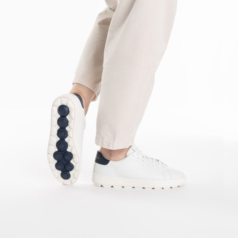 Buty damskie Geox Spherica™ ECUB-1 white/ocean blue 2