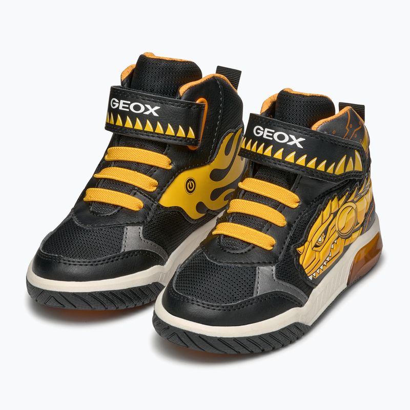 Buty juniorskie Geox Inek black/yellow 11
