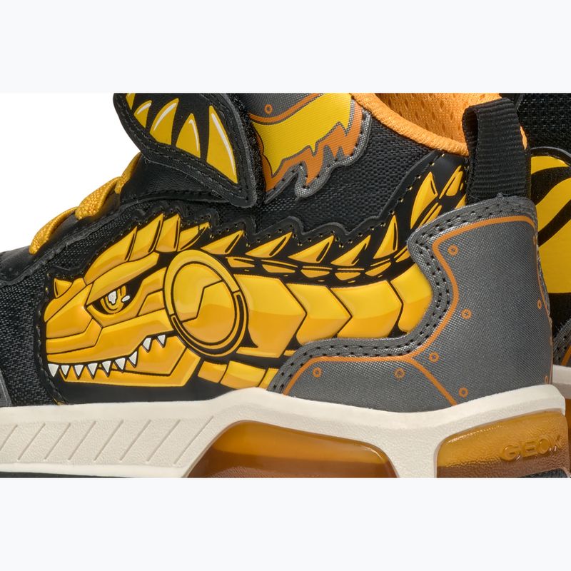 Buty juniorskie Geox Inek black/yellow 15