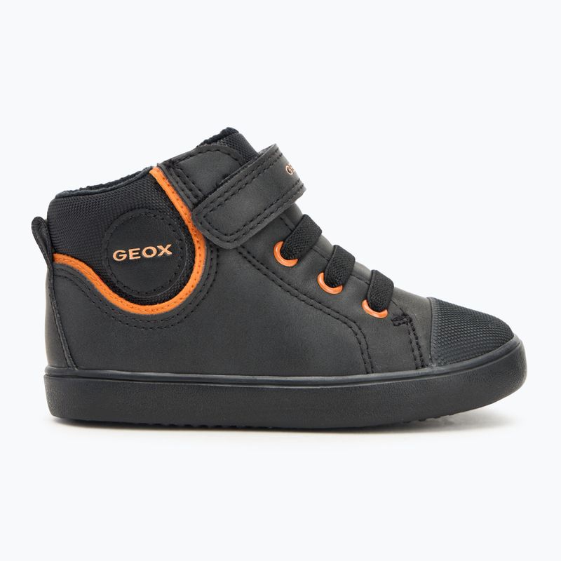 Buty dziecięce Geox Gisli black/dark orange 2