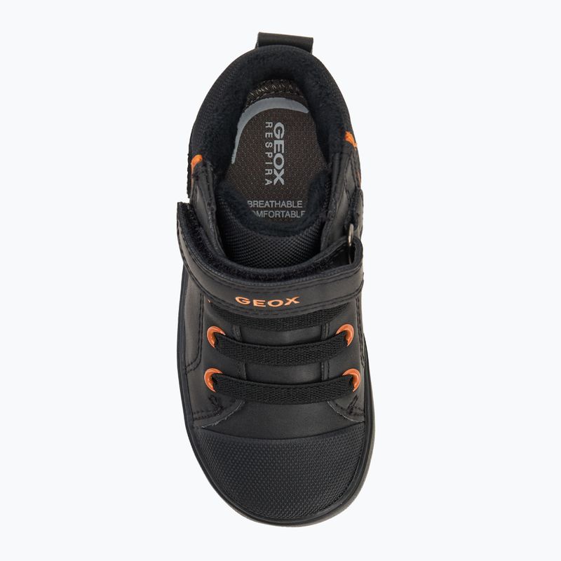 Buty dziecięce Geox Gisli black/dark orange 5
