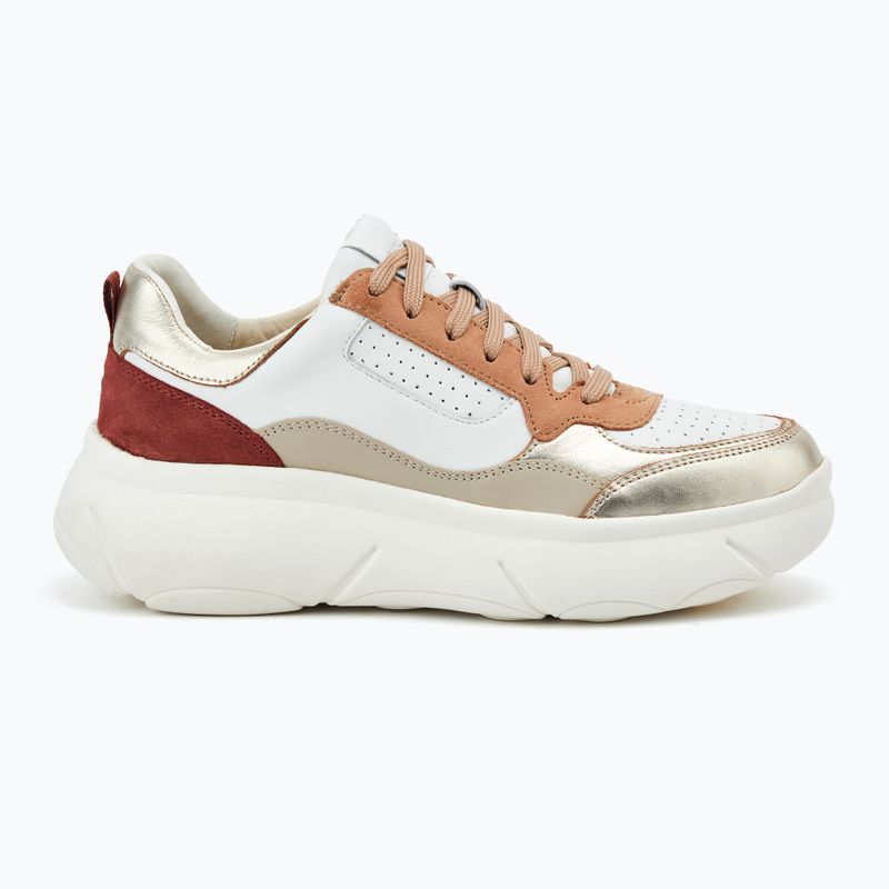 Buty damskie Geox Nebula™ 2.0 X whire/light gold 2