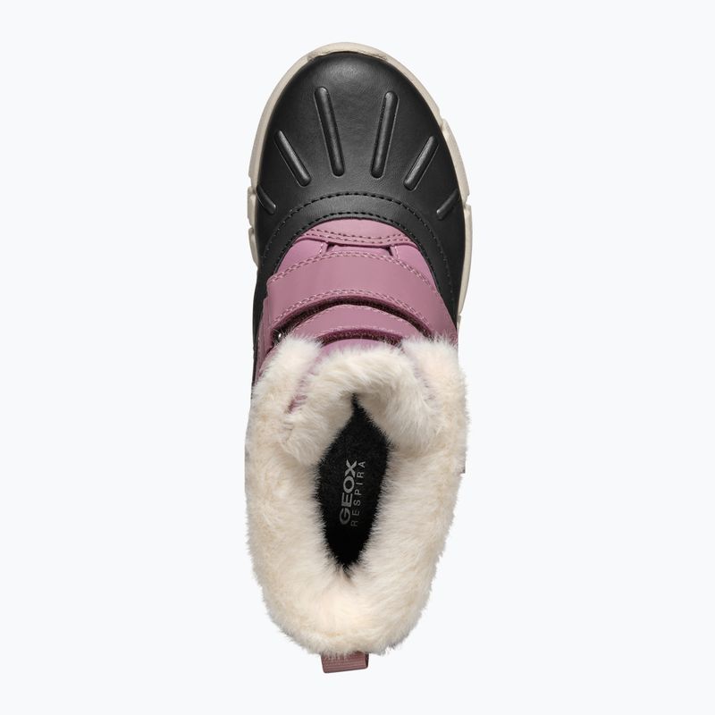 Śniegowce juniorskie Geox Flexyper ABX dark rose/black 5