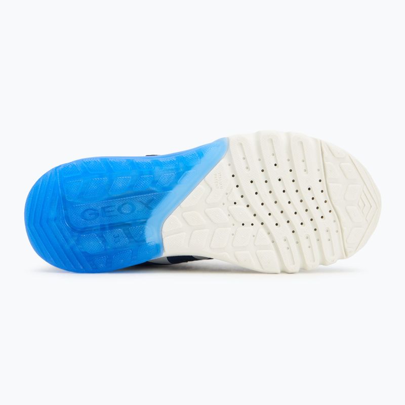 Buty dziecięce Geox Ciberdron navy/lime green 4