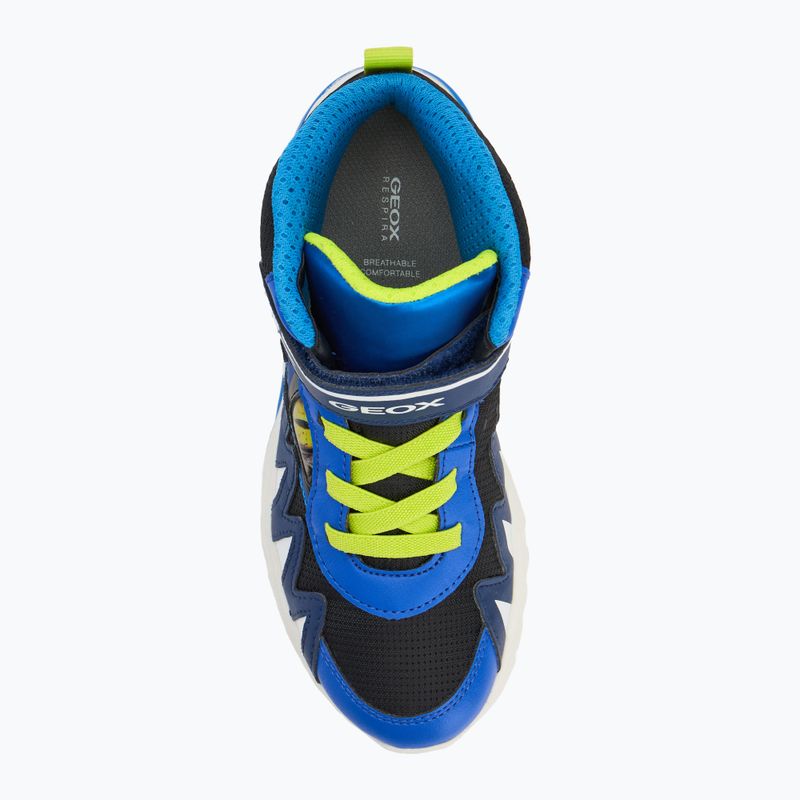 Buty dziecięce Geox Ciberdron navy/lime green 5
