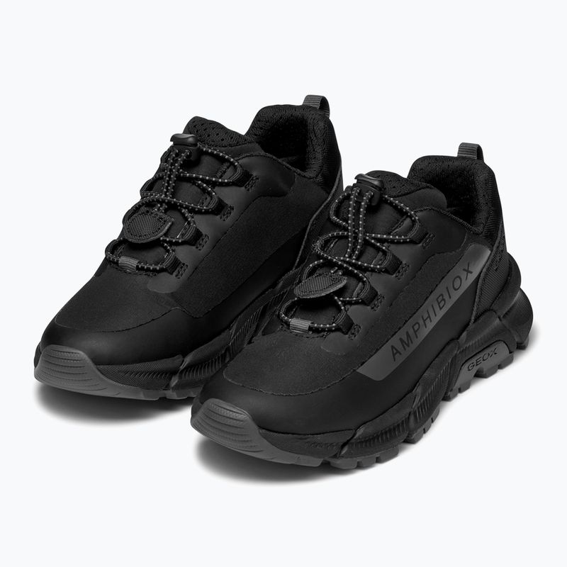 Buty juniorskie Geox Flexyper Plus ABX black/dark grey 10