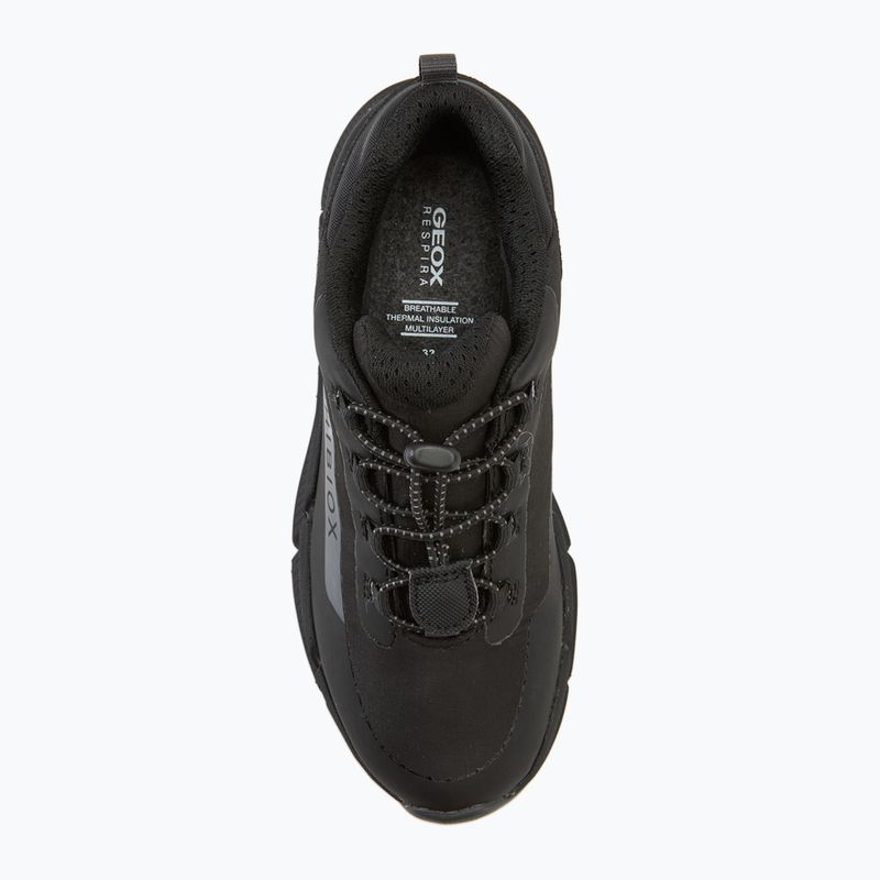 Buty juniorskie Geox Flexyper Plus ABX black/dark grey 5