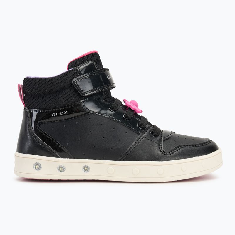 Buty dziecięce Geox Skylin black/fuchsia 2