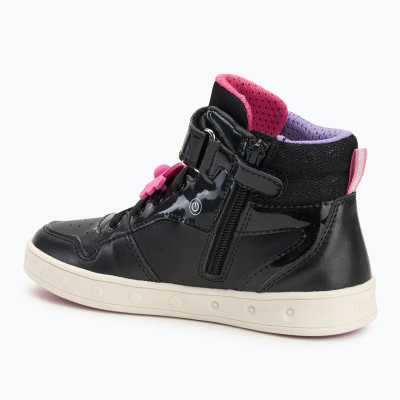 Buty dziecięce Geox Skylin black/fuchsia 3