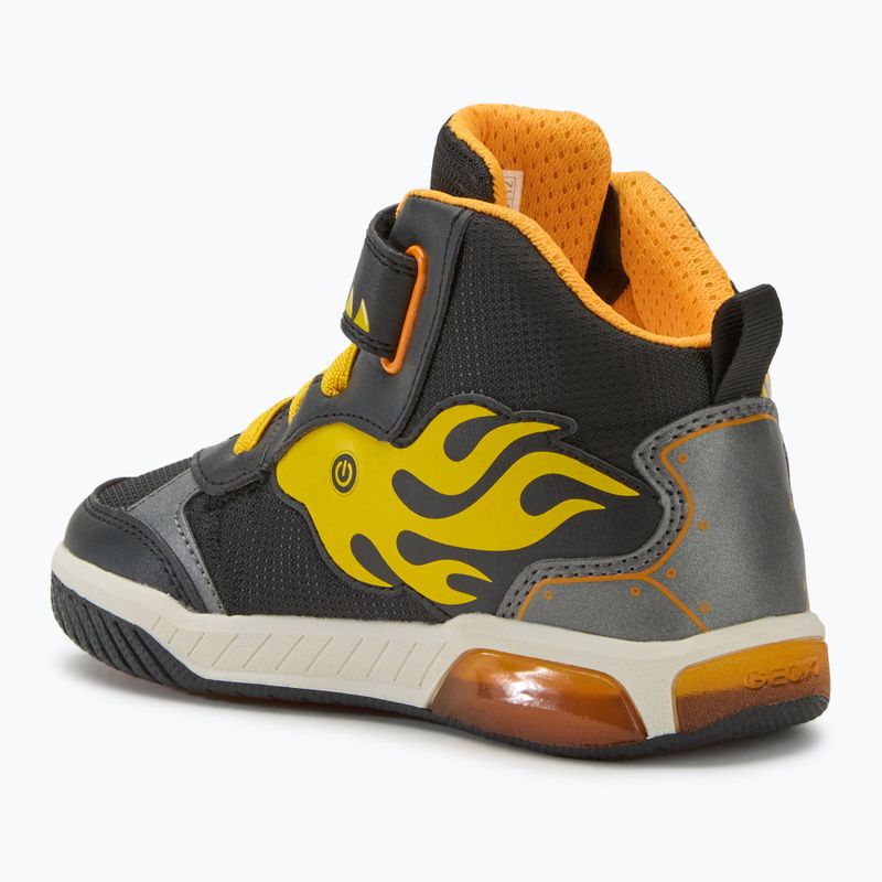 Buty juniorskie Geox Inek black/yellow 2