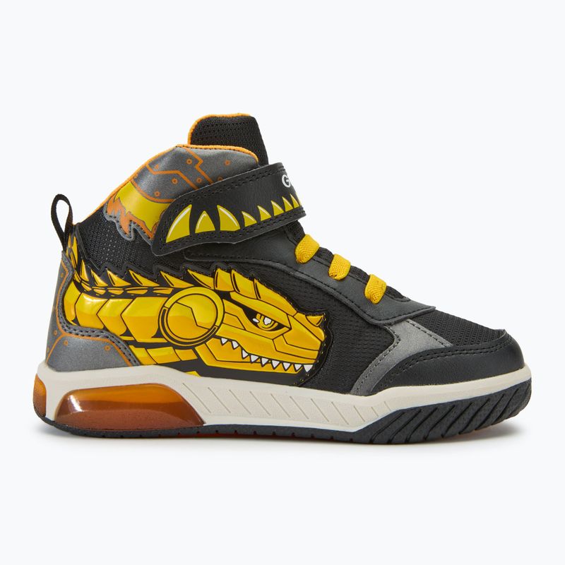 Buty juniorskie Geox Inek black/yellow 3