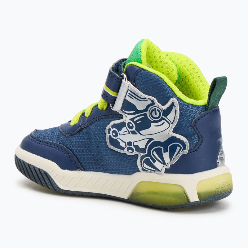 Buty dziecięce Geox Inek navy/lime green 3
