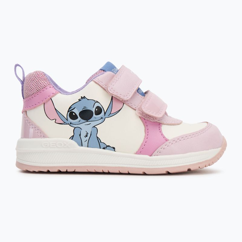 Buty dziecięce Geox Rishon white/pink 2