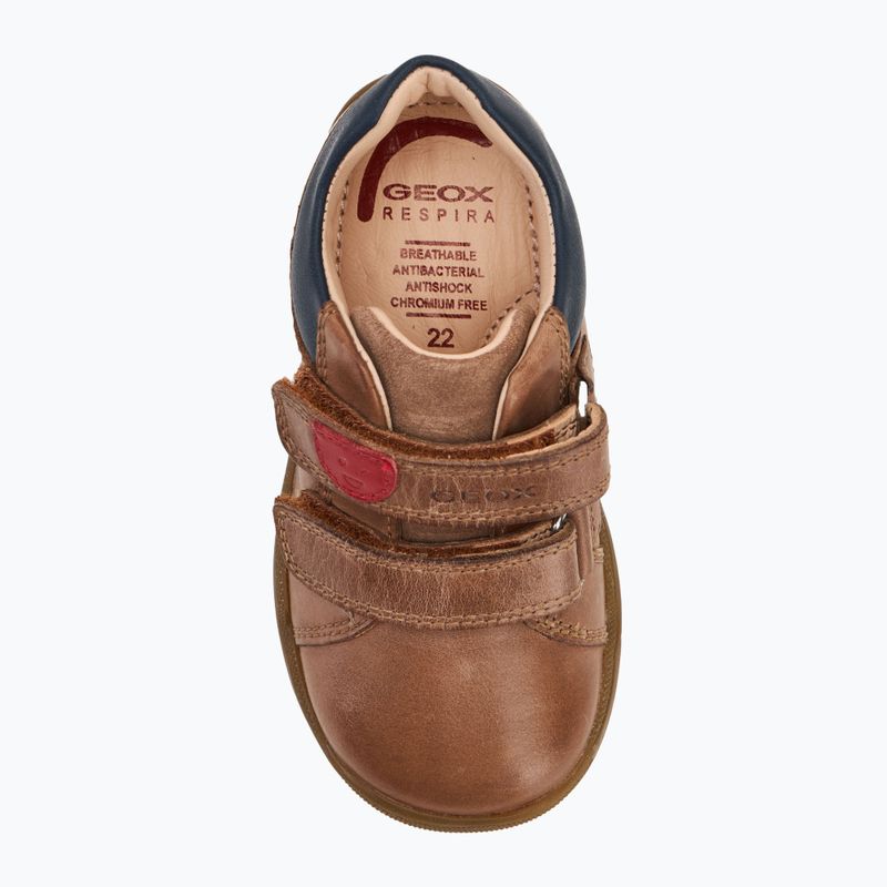 Buty dziecięce Geox Macchia cognac 5