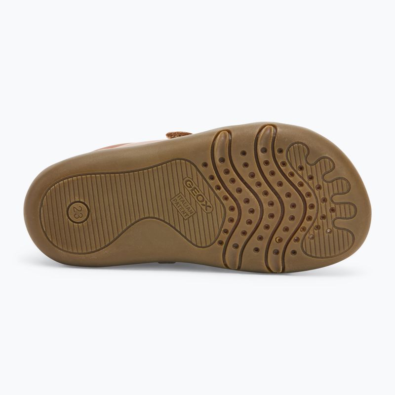 Buty barefoot dziecięce Geox Steppieup cognac 4