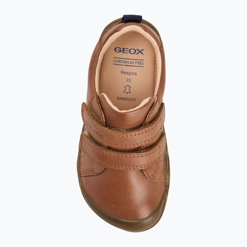 Buty barefoot dziecięce Geox Steppieup cognac 5