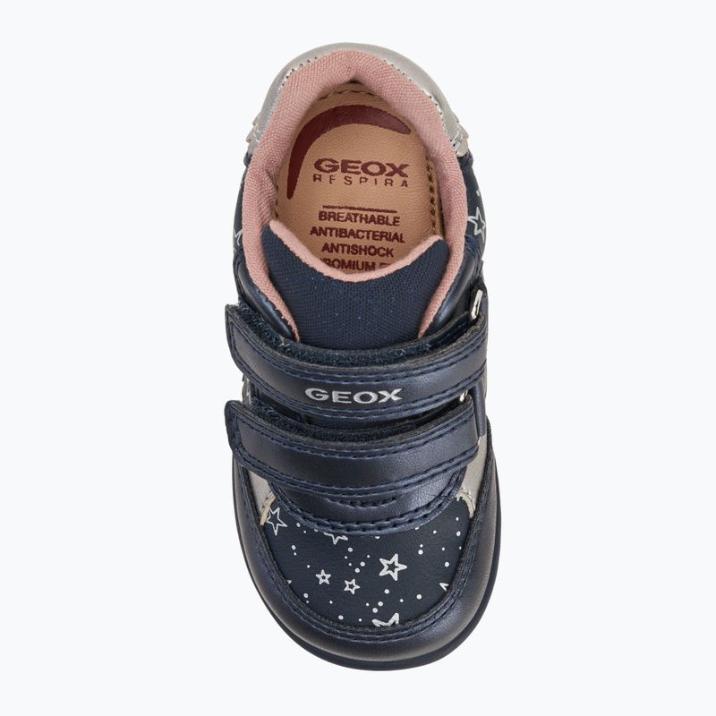 Buty dziecięce Geox Elthan navy/dark silver 5