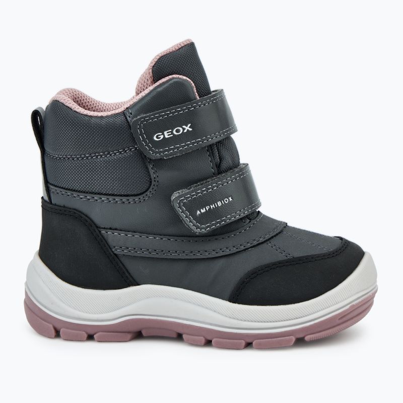 Buty dziecięce Geox Flantil ABX anthracite/dark pink 2