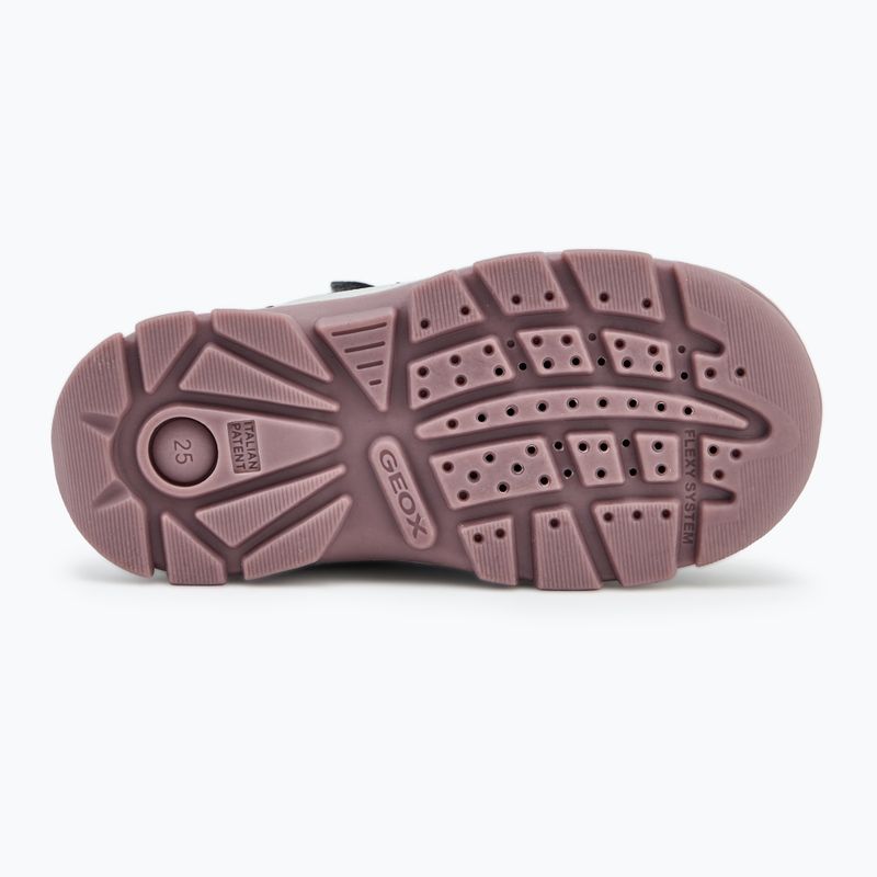 Buty dziecięce Geox Flantil ABX anthracite/dark pink 4