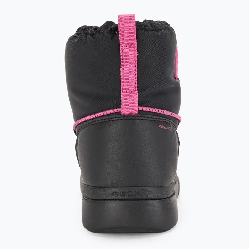 Śniegowce dziecięce Geox Willaboom ABX black / fuchsia 6