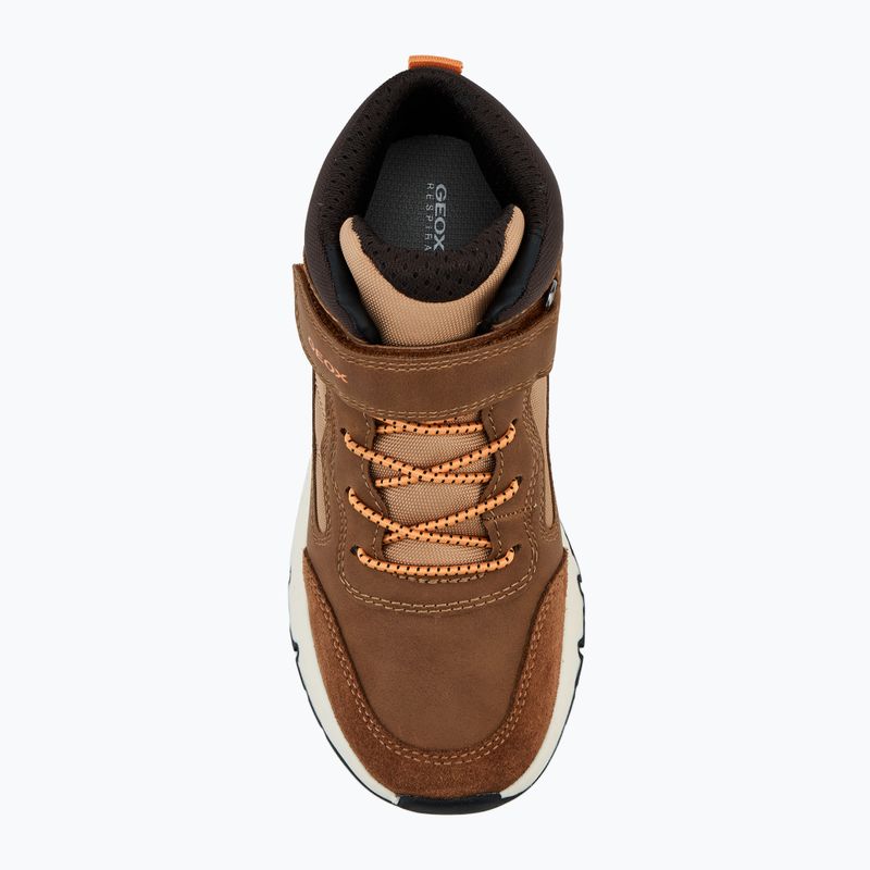 Buty juniorskie Geox Rooner ABX koniak 5
