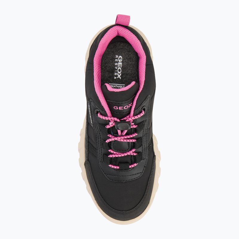 Buty juniorskie Geox Simbyos ABX black/fuchsia 5