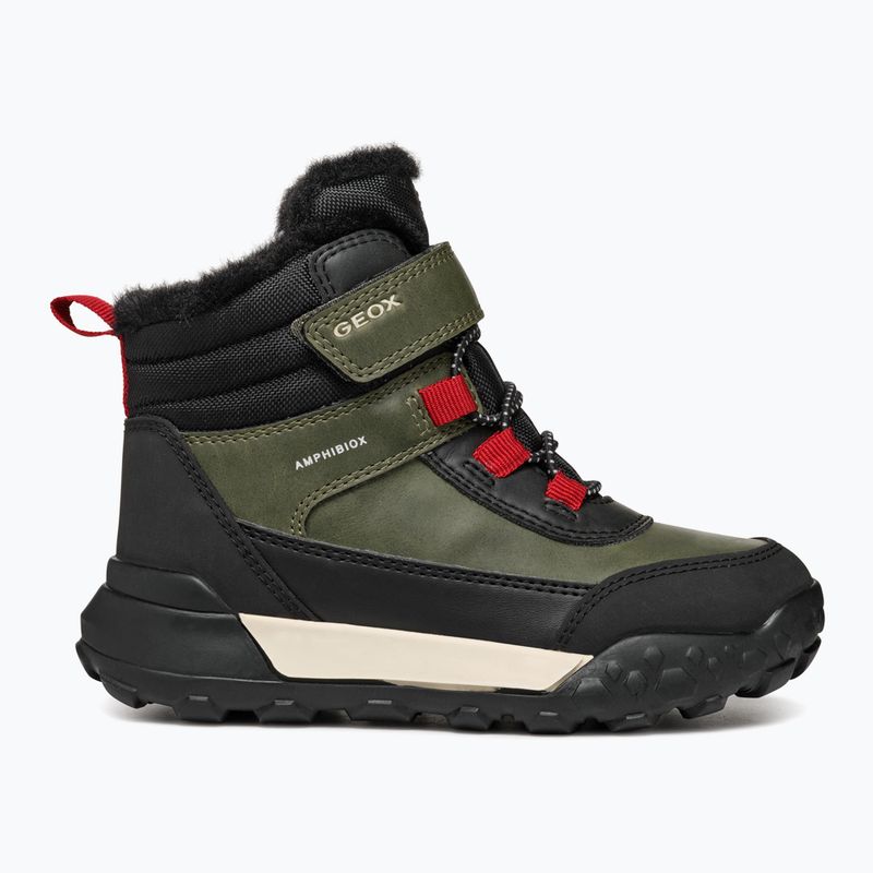 Śniegowce juniorskie Geox Trekkyup ABX dark green/black 9