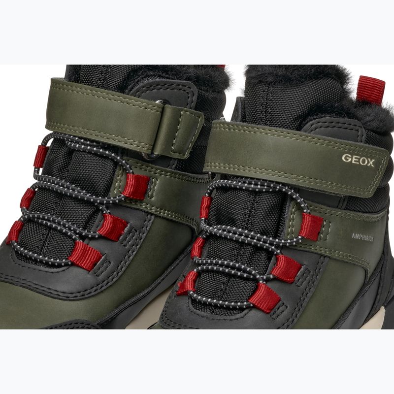 Śniegowce juniorskie Geox Trekkyup ABX dark green/black 14