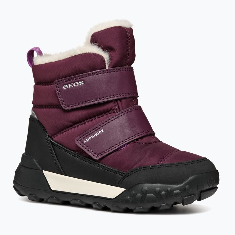 Śniegowce juniorskie Geox Trekkyup ABX burgundy 8