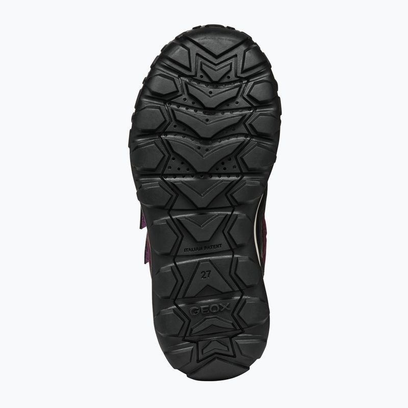Śniegowce juniorskie Geox Trekkyup ABX burgundy 12