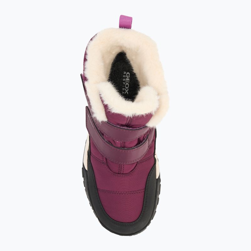 Śniegowce juniorskie Geox Trekkyup ABX burgundy 5
