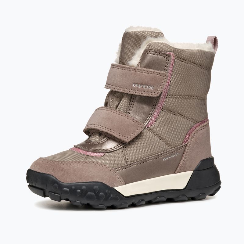 Śniegowce dziecięce Geox Trekkyup ABX dark beige 10