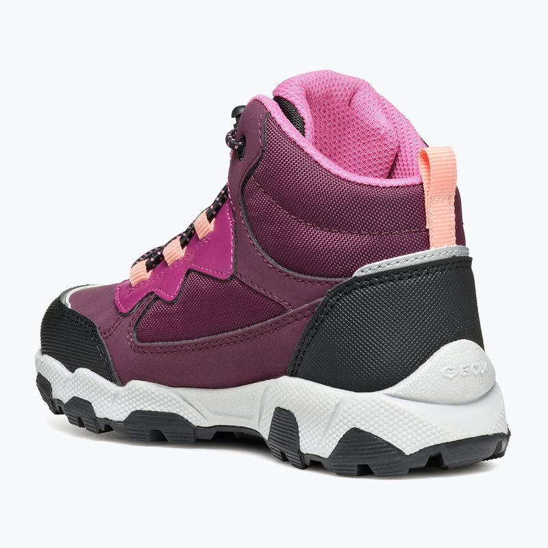 Buty juniorskie Geox Magnetar ABX burgundy 11