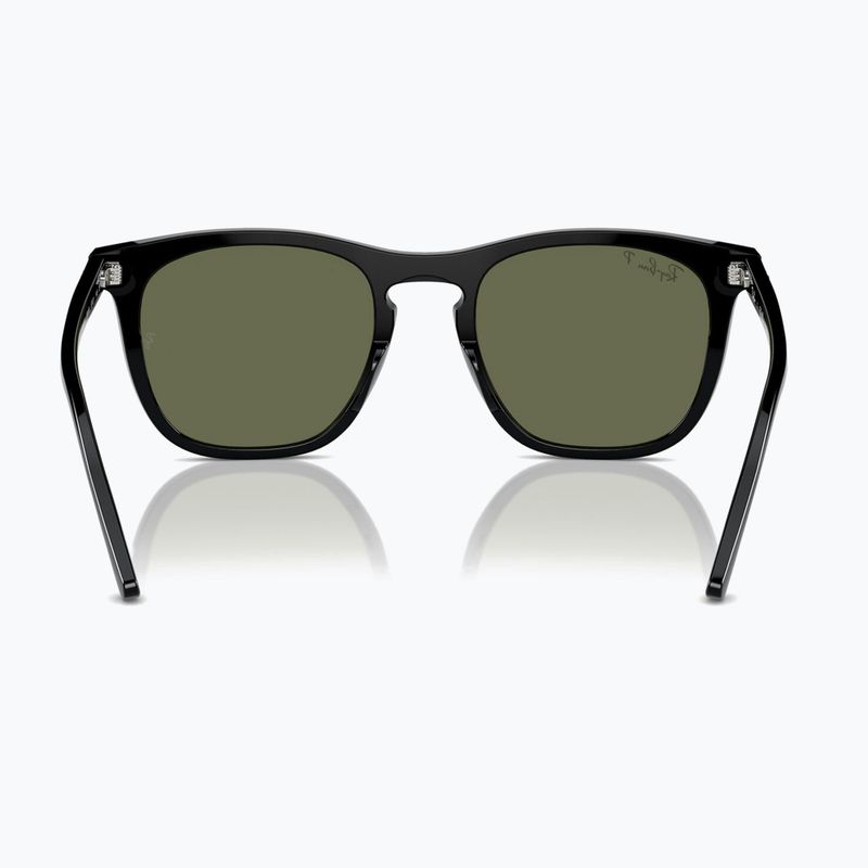 Okulary przeciwsłoneczne Ray-Ban RB2210 black/green polarized 5