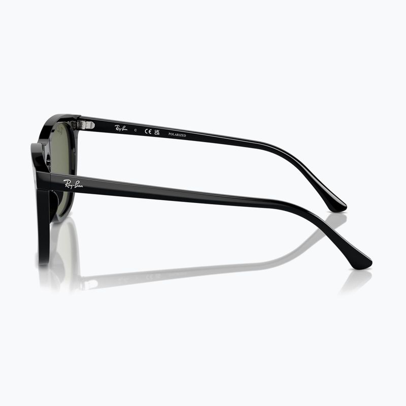 Okulary przeciwsłoneczne Ray-Ban RB2210 black/green polarized 6