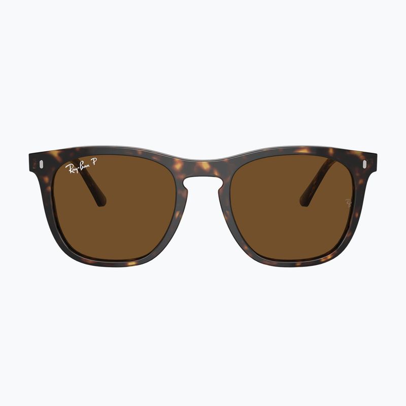 Okulary przeciwsłoneczne Ray-Ban RB2210 havana/brown polarized 2