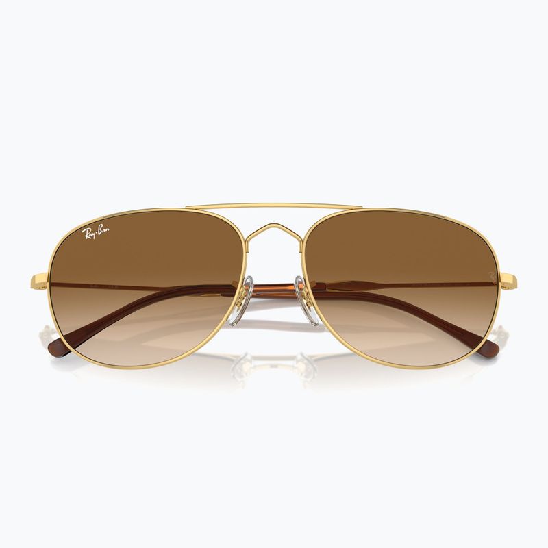Okulary przeciwsłoneczne Ray-Ban Bain Bridge arista gold/clear brown 3