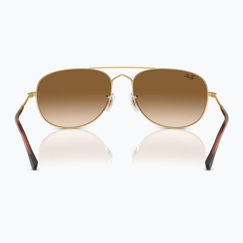 Okulary przeciwsłoneczne Ray-Ban Bain Bridge arista gold/clear brown 5