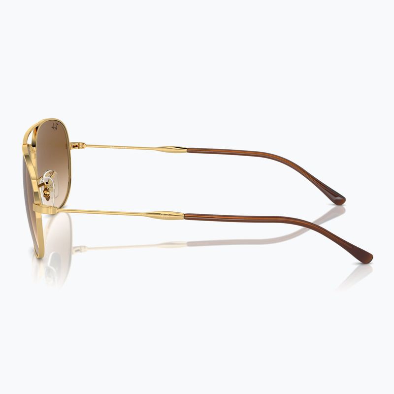 Okulary przeciwsłoneczne Ray-Ban Bain Bridge arista gold/clear brown 6