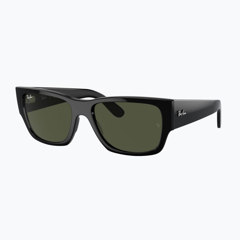 Okulary przeciwsłoneczne Ray-Ban Carlos black/green 4